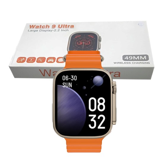 Smartwatch KD600 Ultra Series 9 2.2" (Versão para Chamada) Laranja